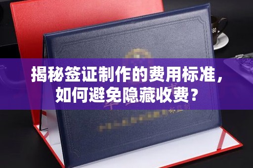 内门揭秘签证制作的费用标准，如何避免隐藏收费？